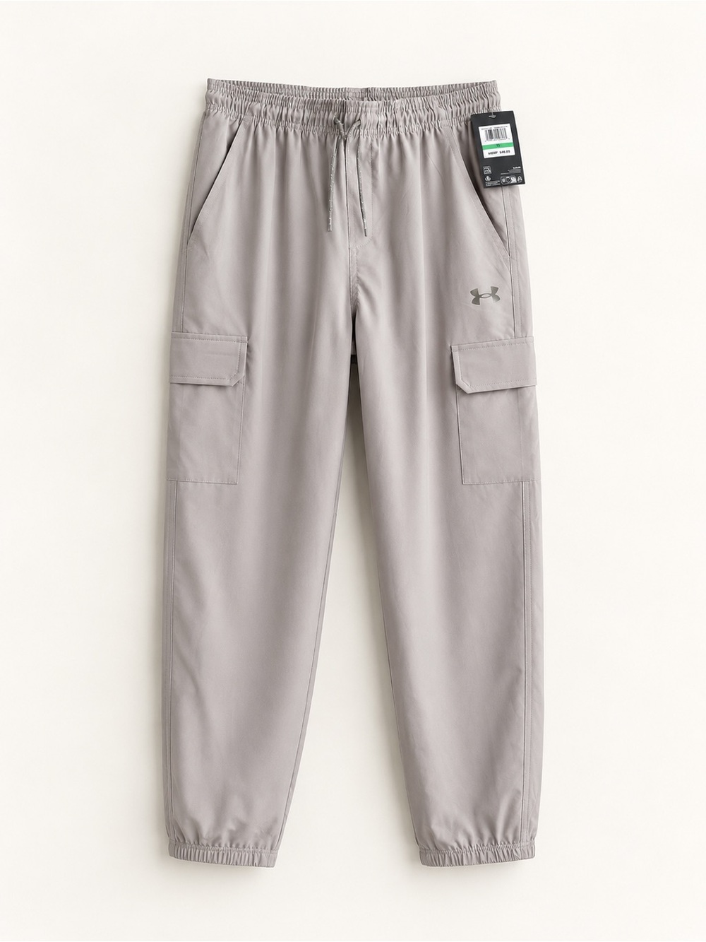 Under Armour Men’s Light Gray Cargo Track Pants